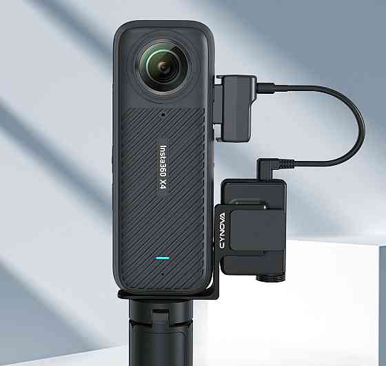 Кріплення для DJI Mic Mini на Insta360 X4/X3/X2 невидиме Cynova C-X4-CS03 Київ