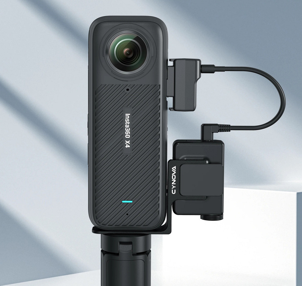 Кріплення для DJI Mic Mini на Insta360 X4/X3/X2 невидиме Cynova C-X4-CS03 Київ - фото 4