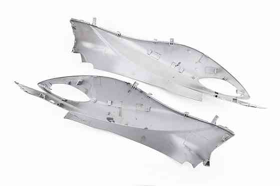 УЦІНКА Yamaha JOG SA-36J/39J пластик - верхній бічний лів+прав к-кт 2шт, ТЕМНО-СІРИЙ (див. фото відламано кріплення) Киев