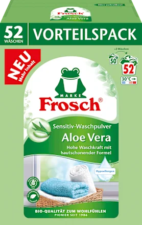 Frosch Vollwaschpulver Aloe Vera Пральний порошок з алое вера Київ