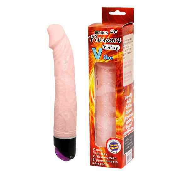 Вібратор - Waves Of Pleasure Fantasy Vibe Flesh, 23 см Sex Aura Київ