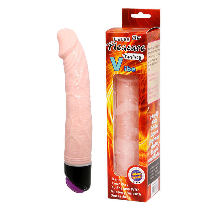 Вібратор - Waves Of Pleasure Fantasy Vibe Flesh, 23 см Sex Aura Київ - фото 1