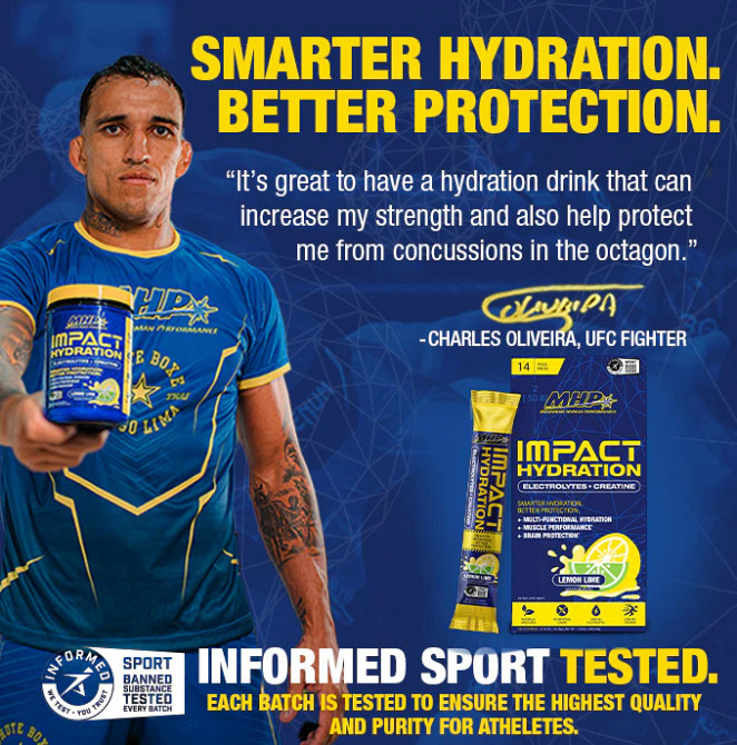 Креатин с электролитами MHP Impact Hydration, Electrolytes + Creatine 14 Stick Packs 14.76 g (Lemon Lime) Луцк - изображение 3