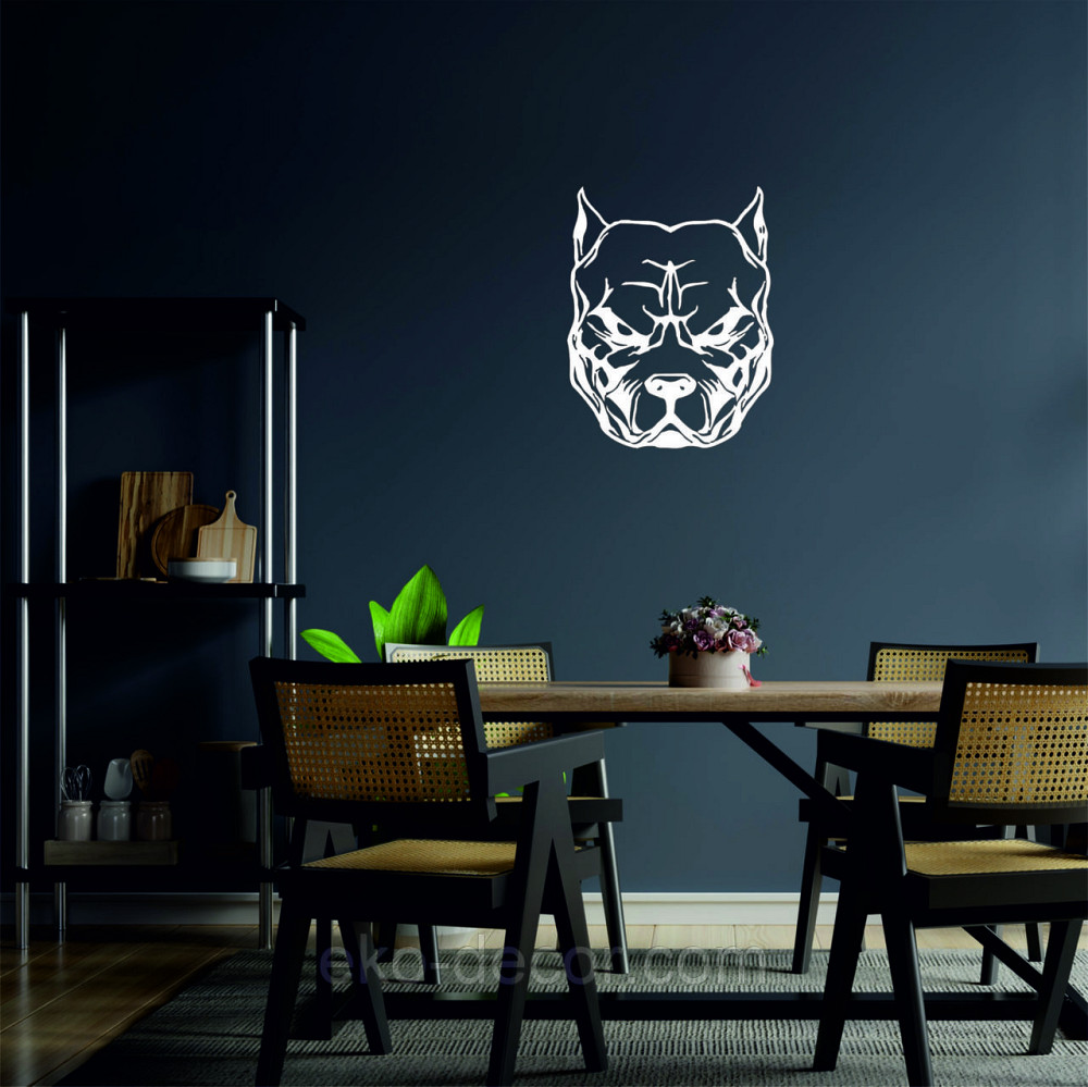 Декоративне настінне Панно «Собака», Декор на стіну 110*86 см, Білий Київ - фото 8