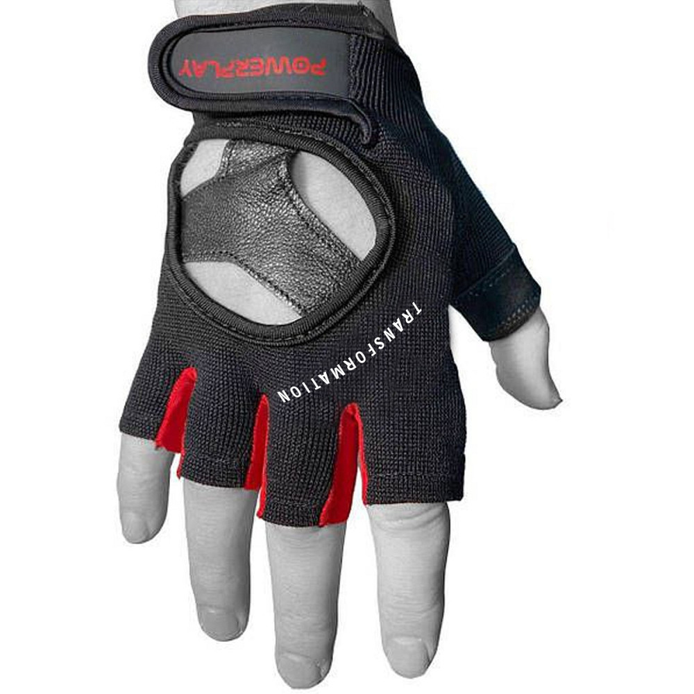 Рукавички для фітнесу PowerPlay 2222 Чорні XL Київ - фото 4