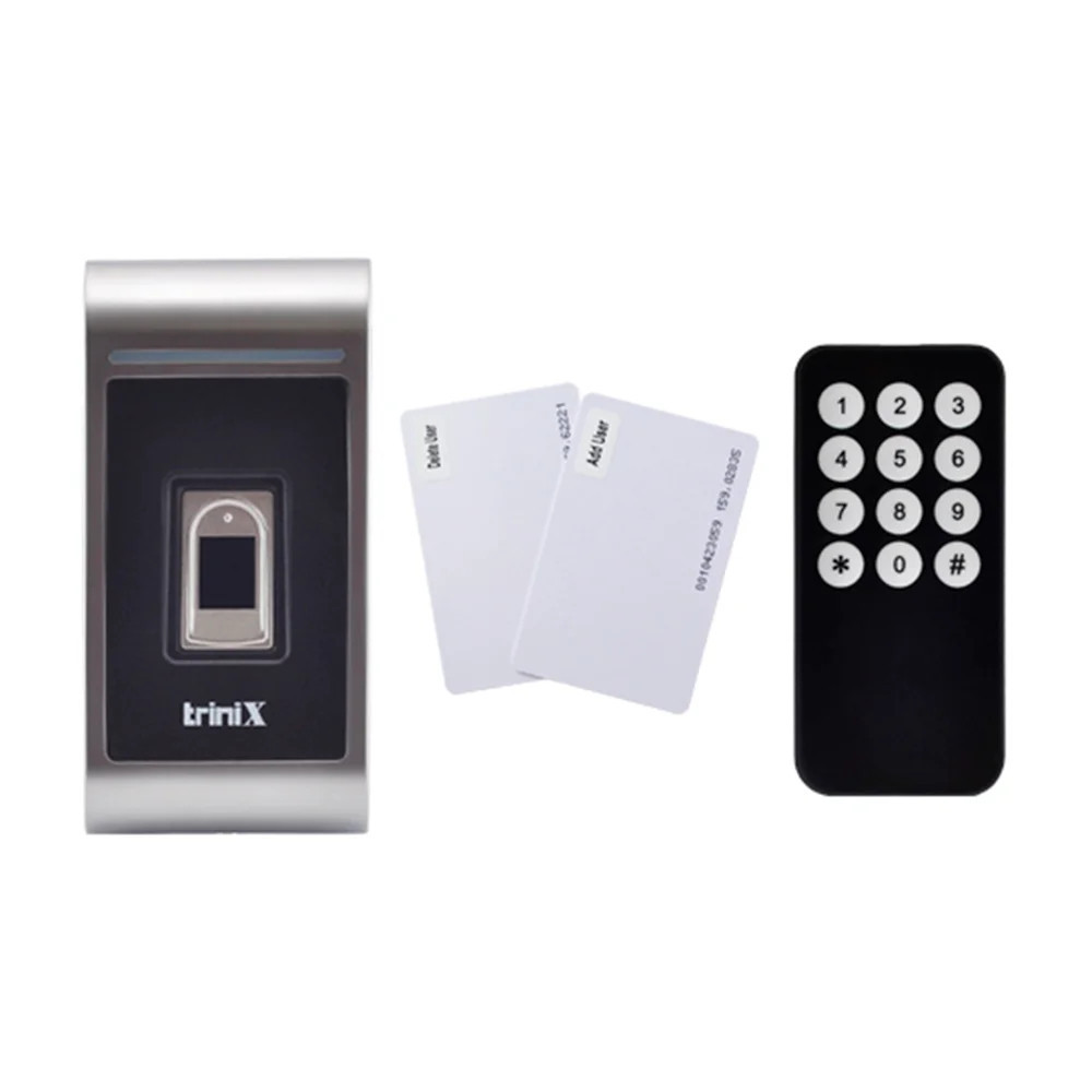 Біометричний антивандальний термінал Trinix TRR-1102MFI(WF) зі зчитувачем відбитків пальців і карт Mifare (72-00004) Київ - фото 2