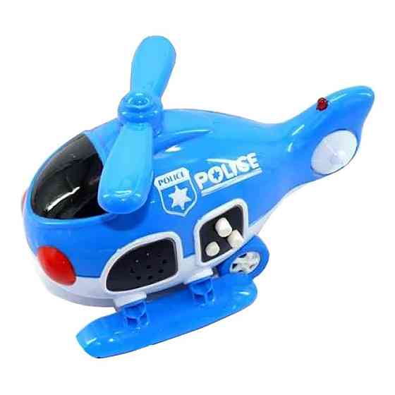 Музыкальный вертолет Bambi 777-43B/C в коробке Голубой Винница