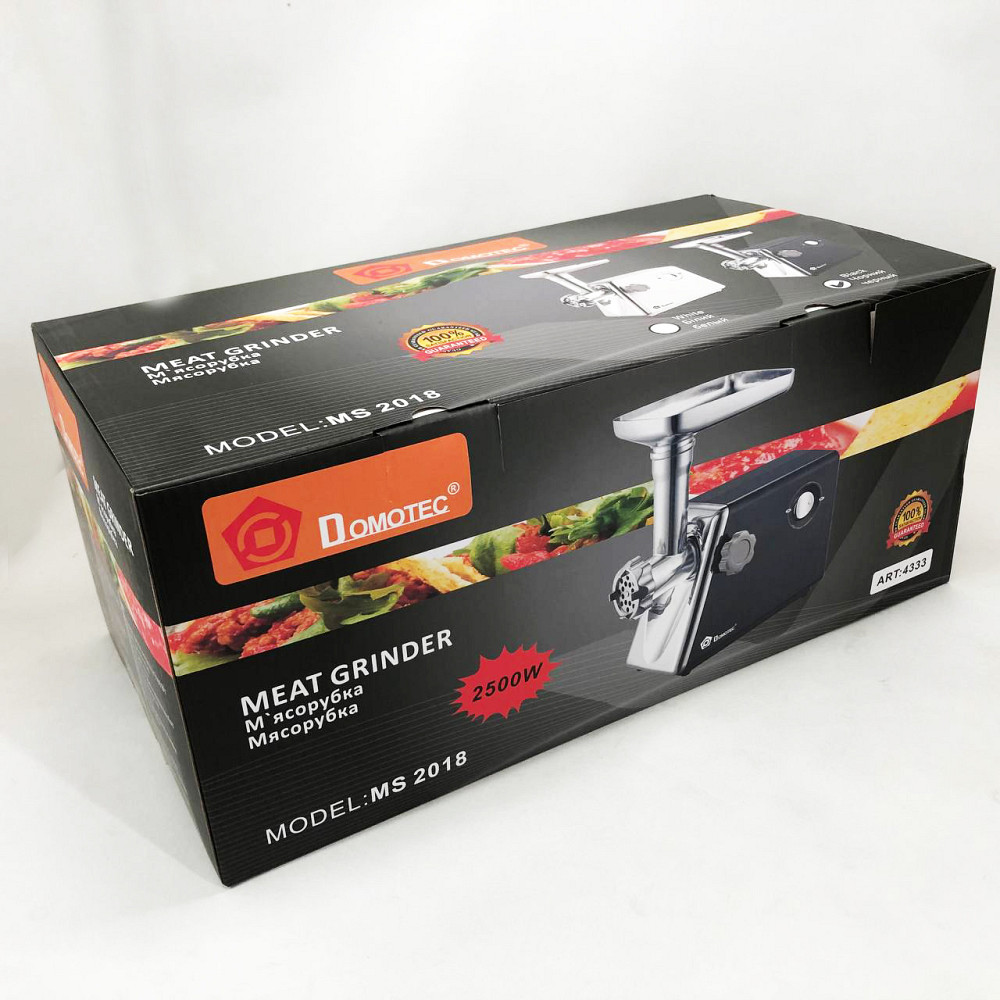 Мясорубки профессиональные Domotec, Лучшие мясорубки, Электро мясорубка-соковыжималка кухонная для дома WH-52 Львов - изображение 9