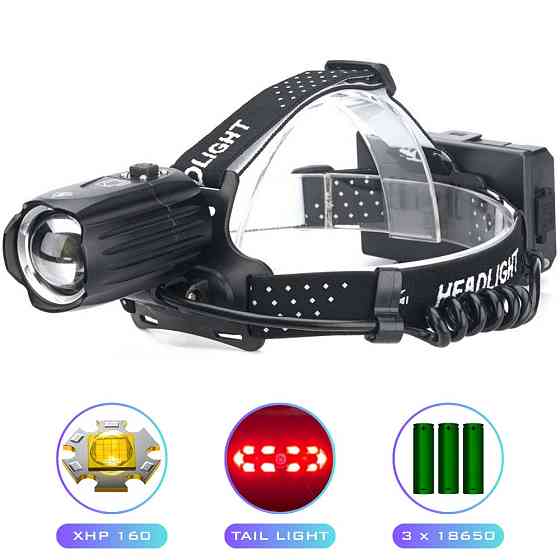 Ліхтар налобний BL-T35-P160 3x18650 VM-39 Львів