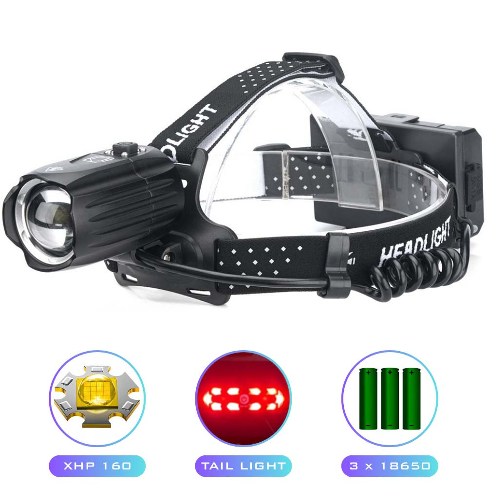 Ліхтар налобний BL-T35-P160 3x18650 VM-39 Львів - фото 3