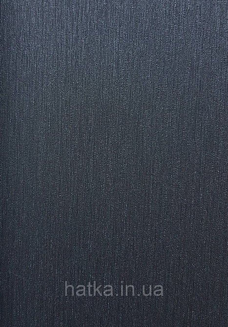 Обои виниловые на флизелиновой основе Rasch Incanto 1.06х10 однотонные тонкая полоска с глянцем черно синие Киев - изображение 1