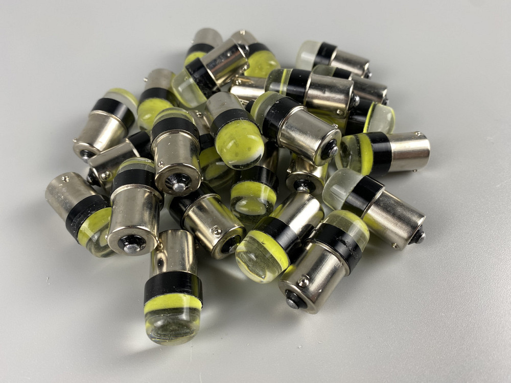 Лампа LED стоп-сигнал покажчик повороту 12V COB chip цоколь 1141 BAU15s Мукачево - фото 3