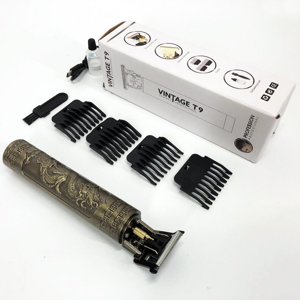 Малошумная машинка для стрижки волос Vintage, Многофункциональный триммер для стрижки волос и тела BG-59 Львов - изображение 7