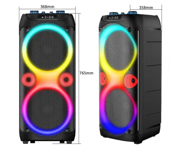 Беспроводная караоке-колонка с двумя микрофонами SPS ZQS10213 Коломыя