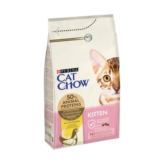Сухой корм Cat Chow Kitten для котят с курицей 1.5 кг Винница