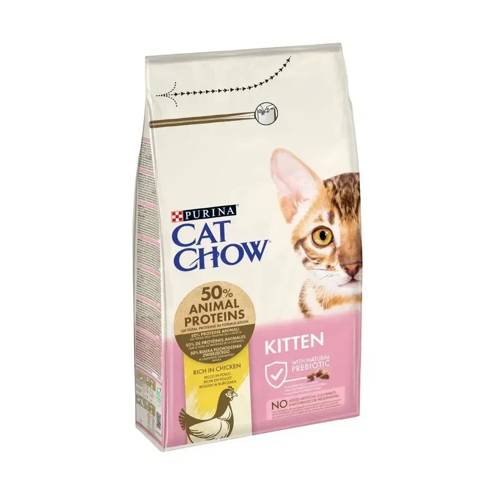 Сухой корм Cat Chow Kitten для котят с курицей 1.5 кг Винница - изображение 1