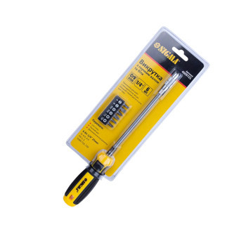 Викрутка з бітами 6 шт CrV гнучким подовжувачем (блістер) Мукачево - фото 2