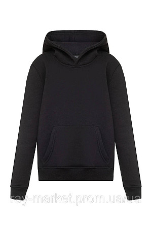 Худи детское утепленное Ray Basic Kids для мальчиков черное (K0403M-Black) 134-140 Киев - изображение 1