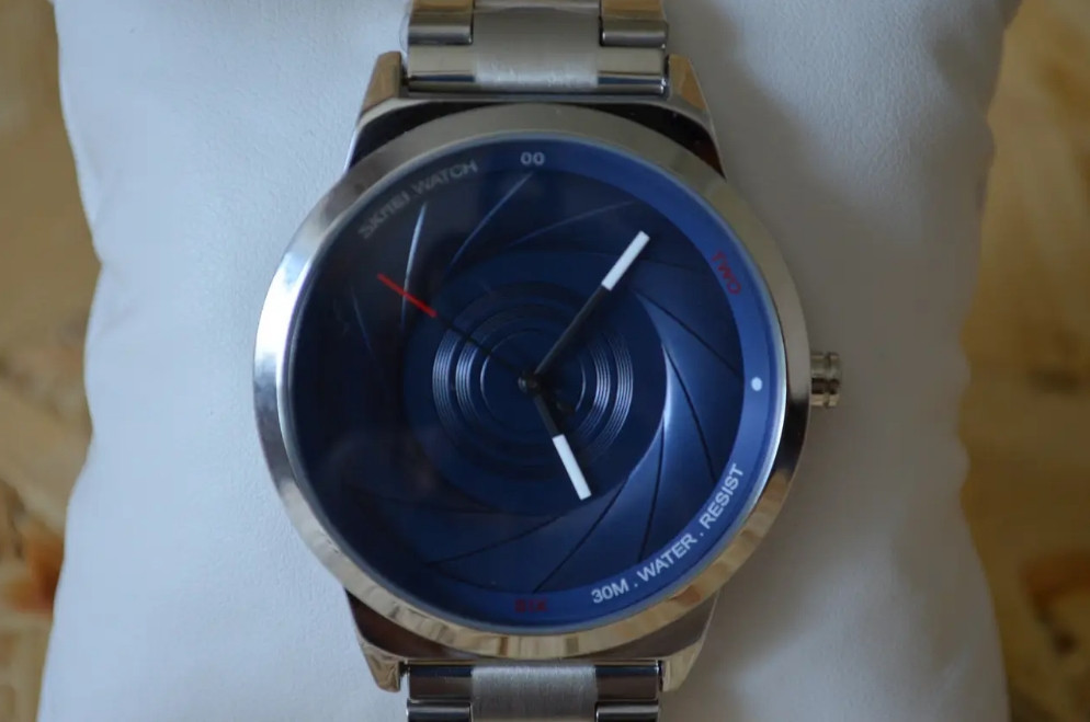 Классические мужские часы Skmei 9210 Серебристый с синим Винница - изображение 6