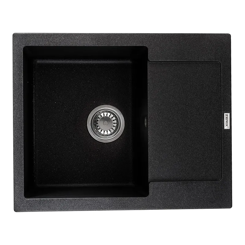 Кухонна мийка Zerix ZS-6250S-03 Чорна (ZX4588) Харків - фото 1