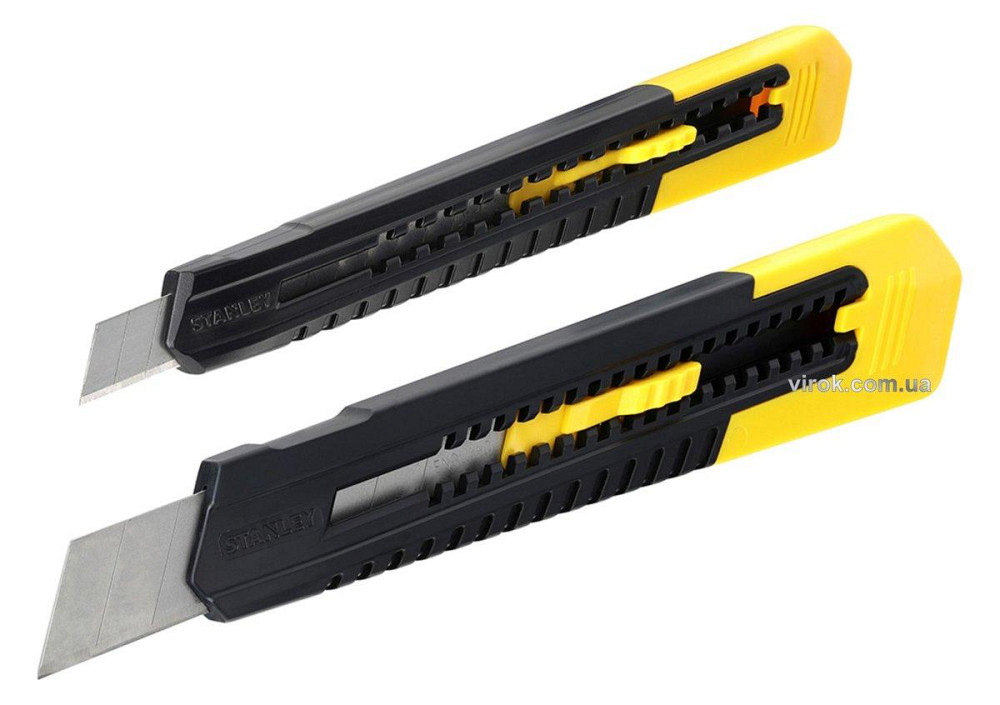 Ножі STANLEY з висувним лезом з відломними сегментами; h= 9 і 18 мм Одеса - фото 1
