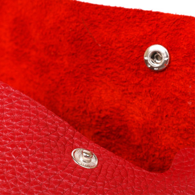 Косметичка Shvigel Кожаная тревел Красная (16417) Винница - изображение 8