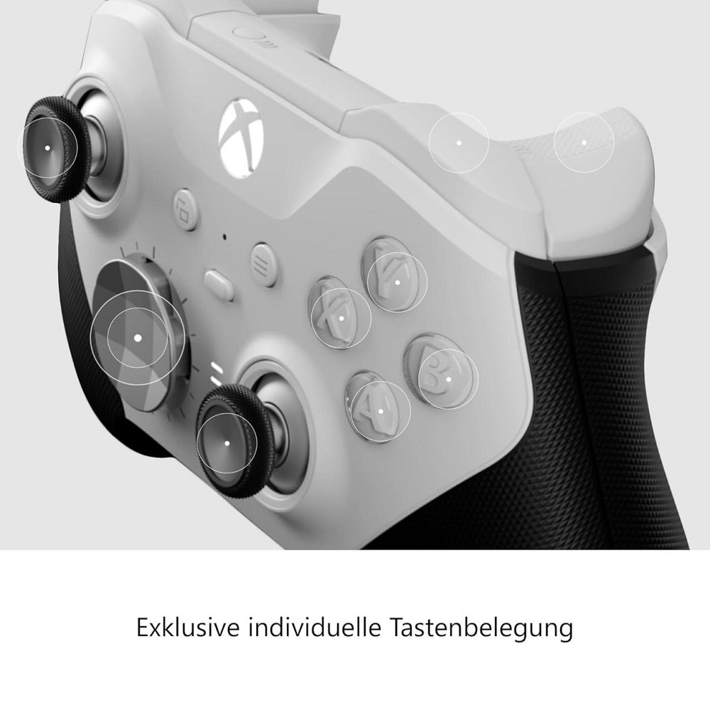 Геймпад Xbox Elite Wireless Controller Series 2 Core Edition, бездротовий контролер для Xbox Series X|S, Xbox One, ПК чорно-білий Київ - фото 6