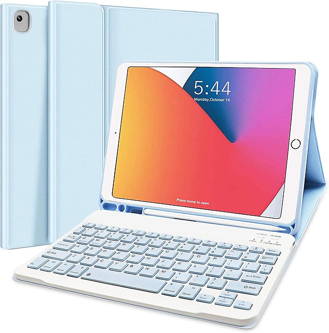 Чехол‑клавиатура для iPad 10.2″ (7/8/9 Gen, Air 3, Pro 10.5) Bluetooth беспроводная с держателем для Apple Киев - изображение 1