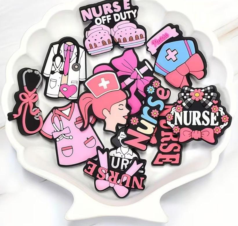 Джибитсы Медсестра Nurse набор 12 шт значки для сабо croc Киев - изображение 4