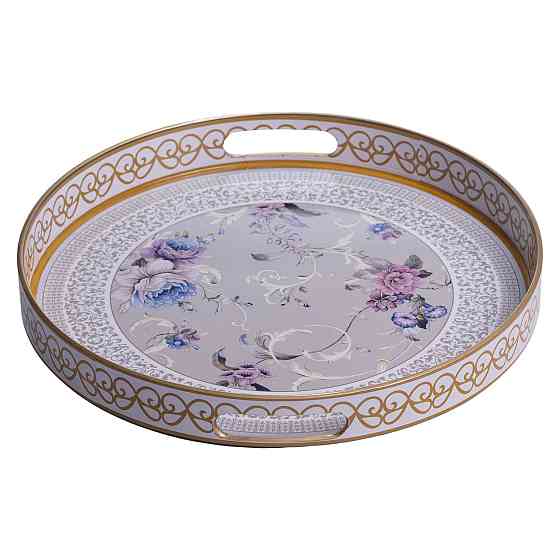 Декоративні круглі подноси для їжі, 2 шт, Ø32.5/37 см Київ