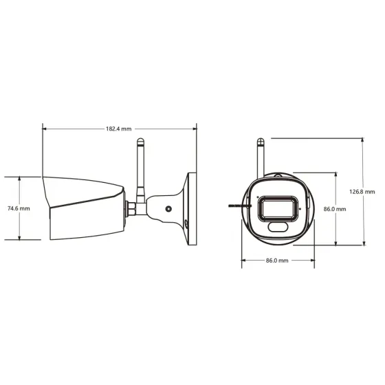 IP-відеокамера з WiFi 6 5Mp TVT TD-9451S4-C(D/WP/AW2) White f=2.8mm, ІЧ+LED-підсвічування, з мікрофоном (77-00472) Киев