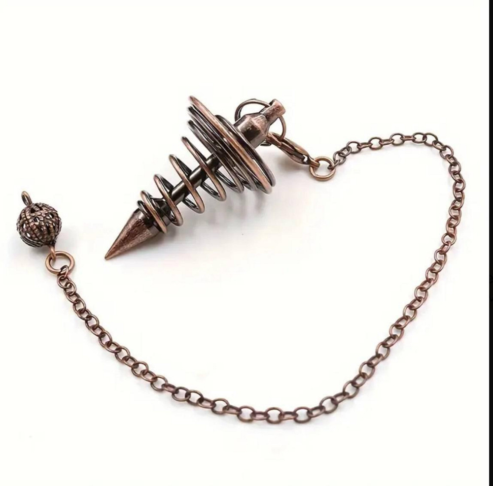 Маятник для биолокации спиральный – античная медь Киев - изображение 1