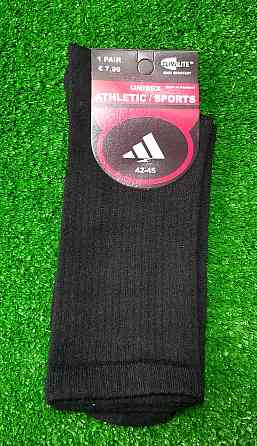 Шкарпетки тренувальні ADIDAS ATHLETIK SPORT колір — чорний Київ