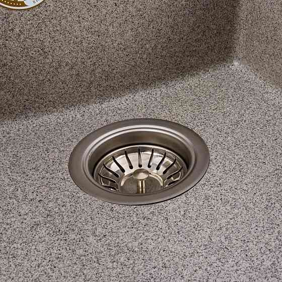 Гранітна мийка для кухні VALESO ROXY 3744 матова Сіра Коломыя