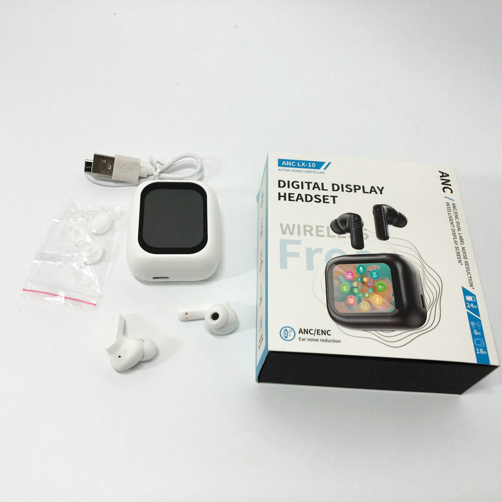 Навушники для мобільних телефонів, Сенсорні бездротові навушники Круті бездротові QG-33 Львів - фото 13