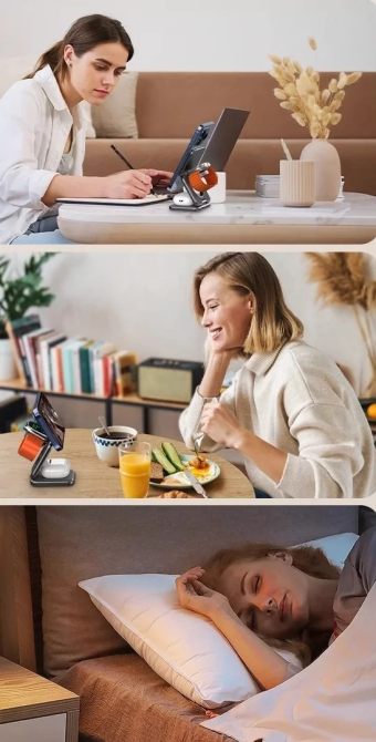 Беспроводное зарядное устройство Benks JuicePod Wireless Charger Stand + функция MagSafe 3 в 1 Винница - изображение 8