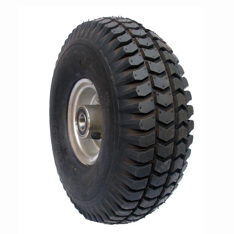 Пневматическое колесо 4.00-4 для тележек – надувное колесо с камерой 300 мм для ручных тачек и платформ. Харків - фото 3