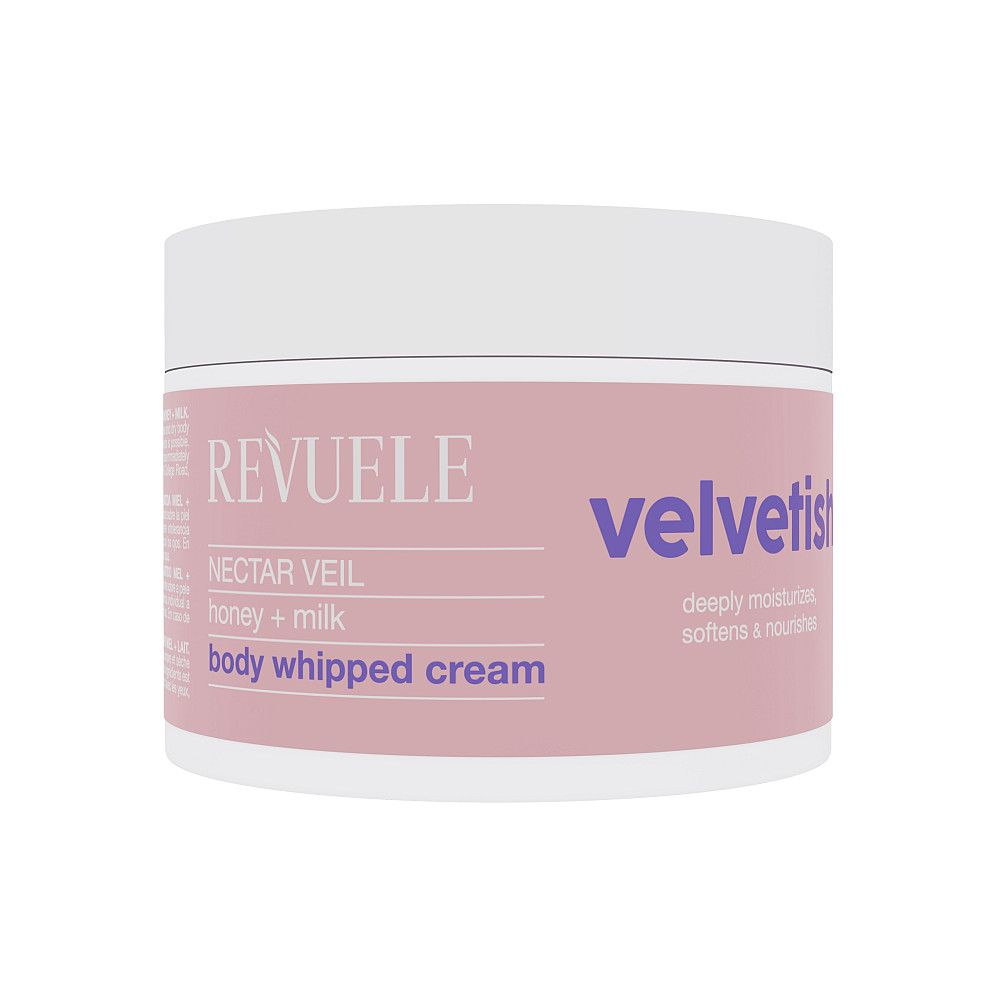 Крем для тіла Ніжний зволожуючий Nectar Veil з молоком та медом VELVETISH Revuele 300 мл Київ - фото 2