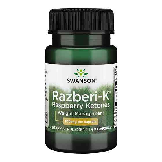 Razberi-K Raspberry Ketones 100mg - 60caps Киев