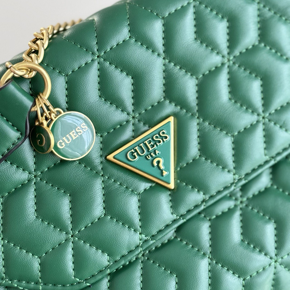 Женская сумочка Guess на плечо (787080) зеленая Киев - изображение 2