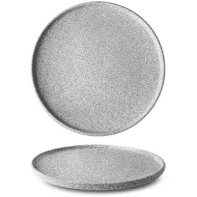 Тарілка G.Benedikt Granit без глазурування 24 см Світло-сіра (G1Q2124) Вінниця