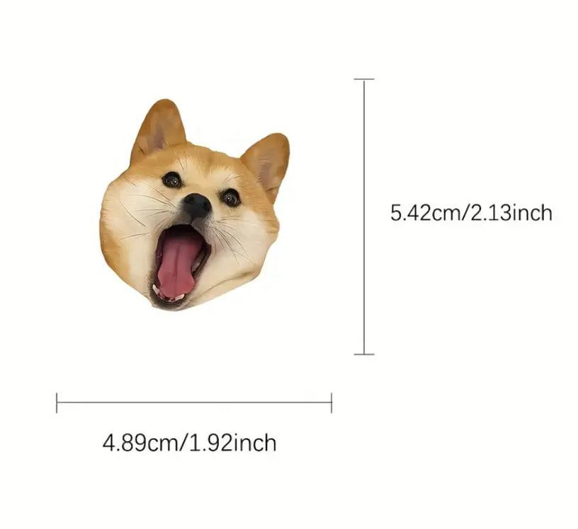 Наклейки Стикеры с мемами собаками. Водонепроницаемые виниловые эстетические наклейки, набор 50 штук Киев - изображение 5