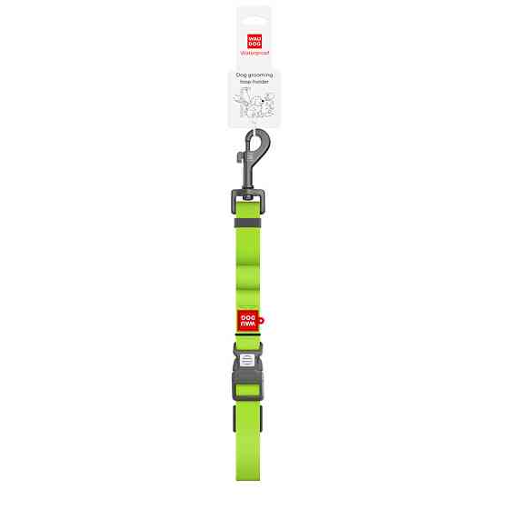 Петля-держатель для груминга собак водостойкая WAUDOG Waterproof, L, Ш 25 мм, Дл 70-116 см, А 20-110 см, салатовый Киев