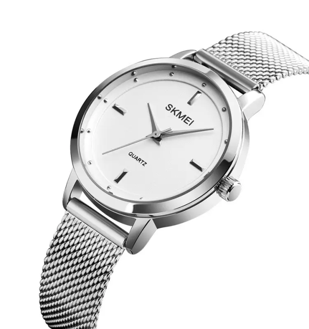 Женские наручные часы Skmei 1528 (Серебристый) Винница - изображение 3