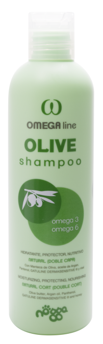 Nogga Omega Line Olive Живильний шампунь з олією оливи для порід із підшерстям 250 мл Київ - фото 2