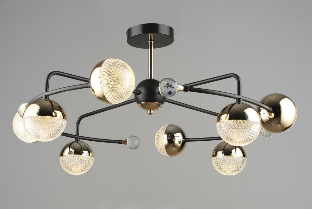 Люстра світлодіодна Sirius B N6192/8 COFFEE+FGD 112W Коломия - фото 1