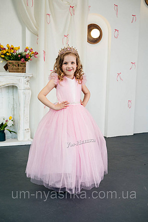Длинное нарядное платье Драпировка на 5-8, 10-12 лет Кривой Рог - изображение 2