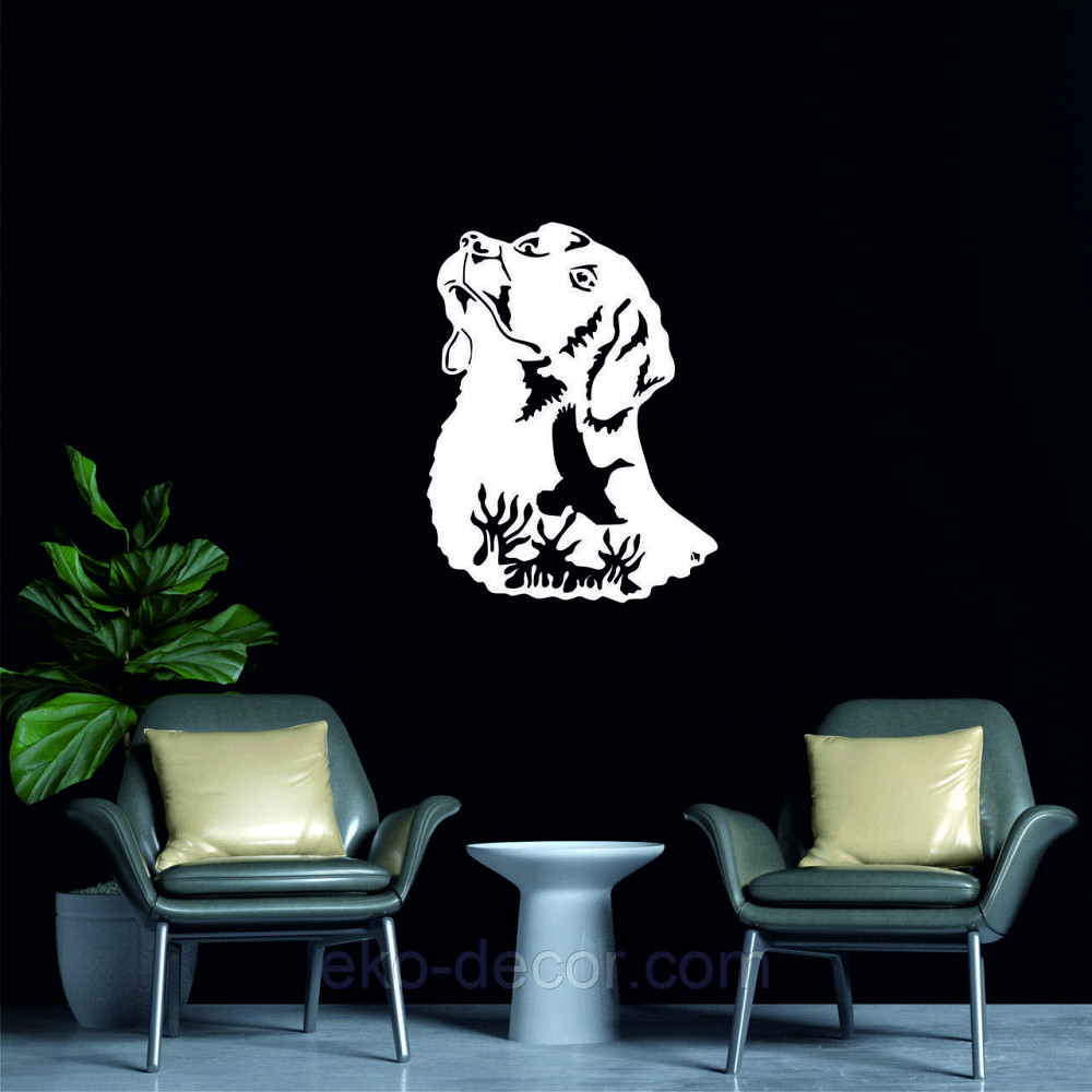 Декоративное настенное 3D Панно «Охота» Декор на стену с объемом 50*38 cv, Белый Киев - изображение 5