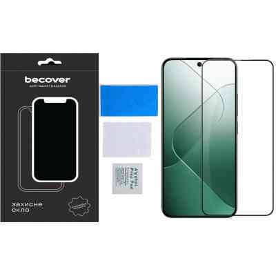 Стекло защитное BeCover Xiaomi 14 5G Black (710789) Винница