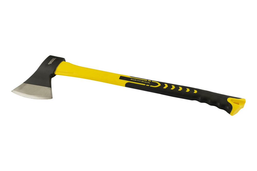 Топор MASTERTOOL 1000 г HRC60 фиберглассовая ручка 590 мм 05-0206 Ровно - изображение 1